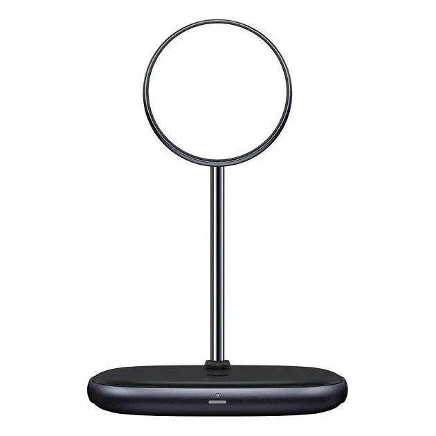 Беспроводное зарядное устройство для Baseus Swan 2-in-1 Wireless Magnetic Charging Bracket 20 W iP12 WXSW-C01 - фото 2