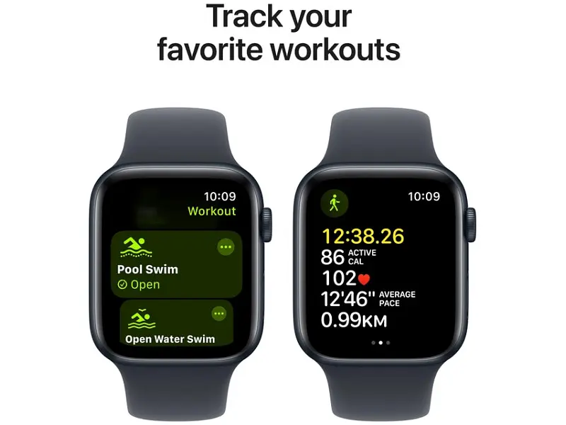 Смарт-годинник Apple Watch SE 2 GPS 40mm Midnight Alu. Case w. Midnight Sport Band - S/M (MXE73) - фото 6