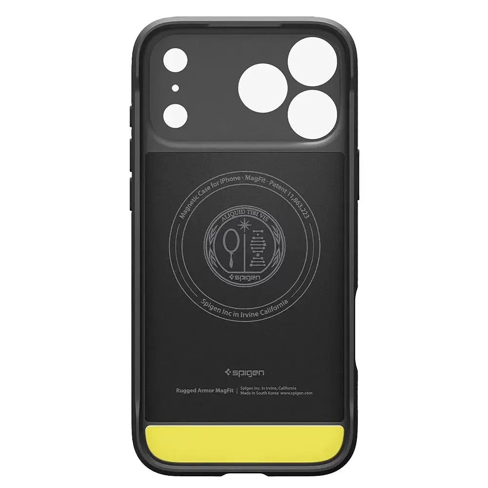 Чохол Spigen для iPhone 17 Pro, Rugged Armor MagFit, Matte Black teh0019359 - фото 2