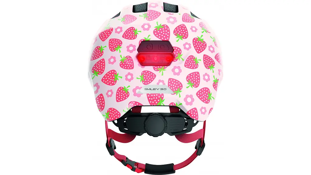 Велошлем Abus Smiley 3.0 LED M Pink Rose (1007-677076) - фото 3