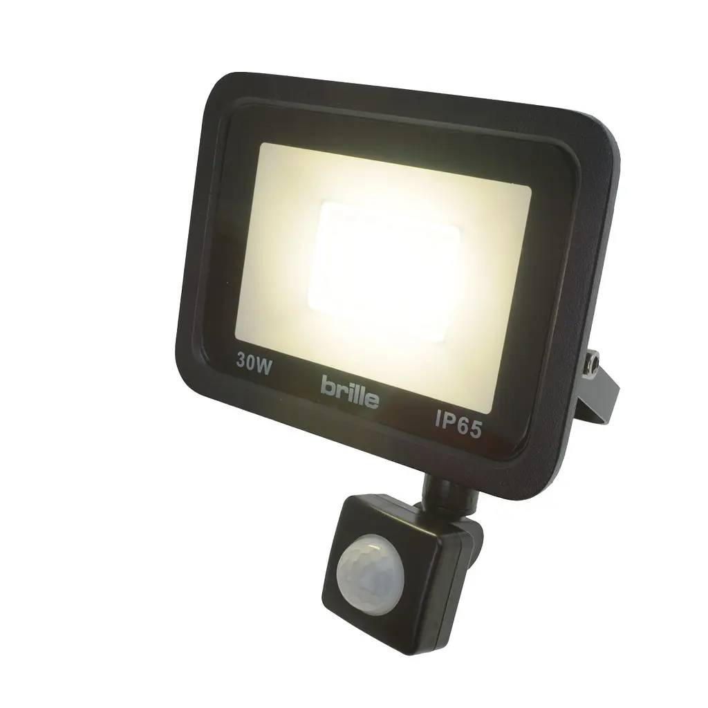Світлодіодний прожектор Brille з датчиком руху HL-19P/30W NW IP65 - фото 2