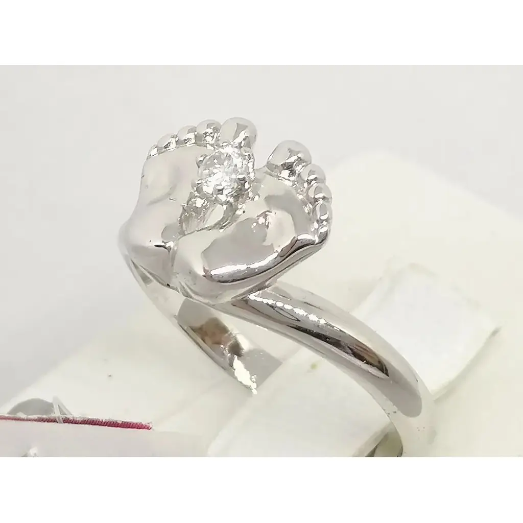 Срібне кільце Qvaliz з фіанітами. 901-00773 18 - фото 4