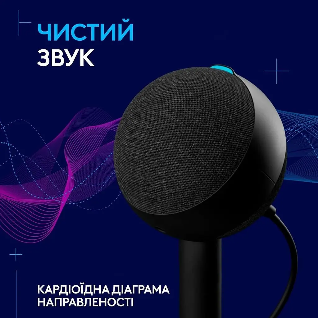 Мікрофон Logitech G Yeti Orb RGB Black (988-000551) - фото 7