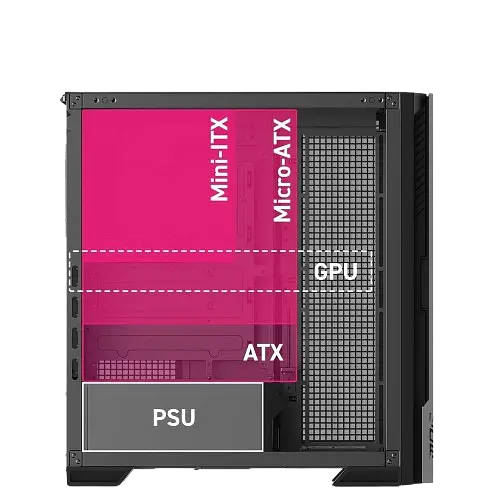 Корпус MSI MPG Velox 300R AirFlow PZ ARGB Black - фото 4