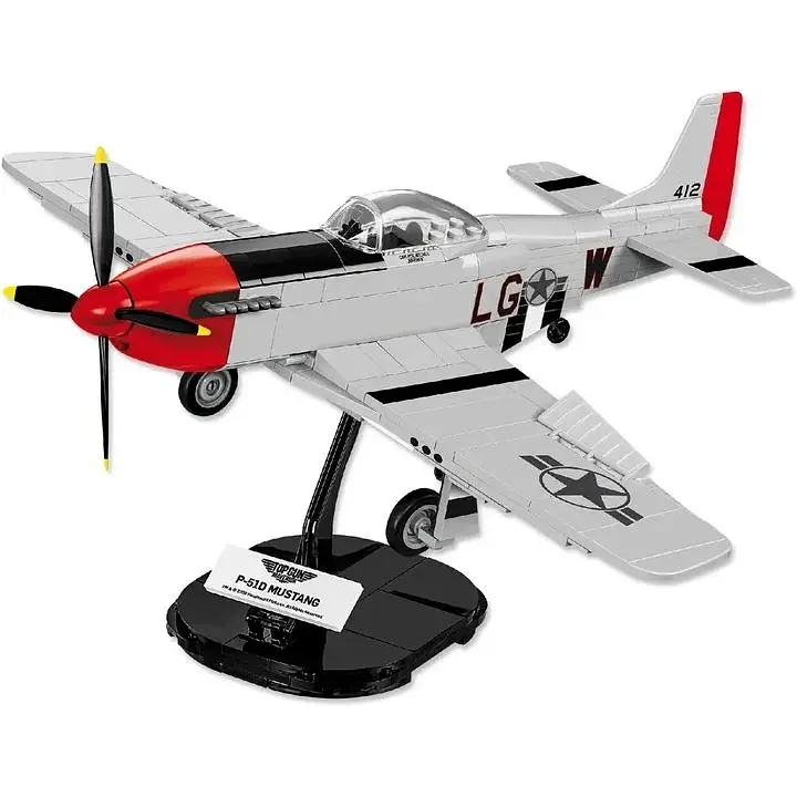 Конструктор Cobi Топ Ган 2 Истребитель P-51 Мустанг, 262 деталі (COBI-5806) - фото 4