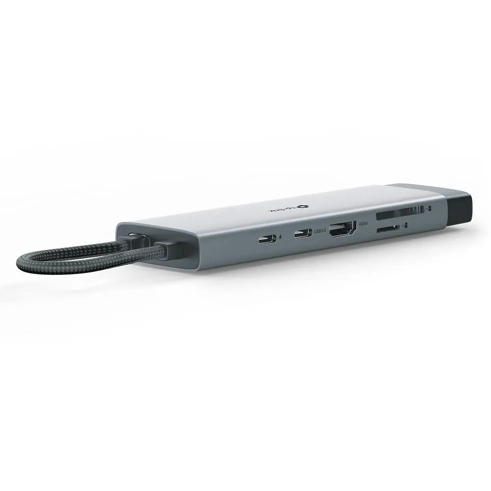 TP-Link Хаб USB UH9120C USB-C > 3xUSB3.0/1xUSB-C/xHDMI/1xRJ45/1xSD/1xmicroSD/1xPD 100Wh - фото 4