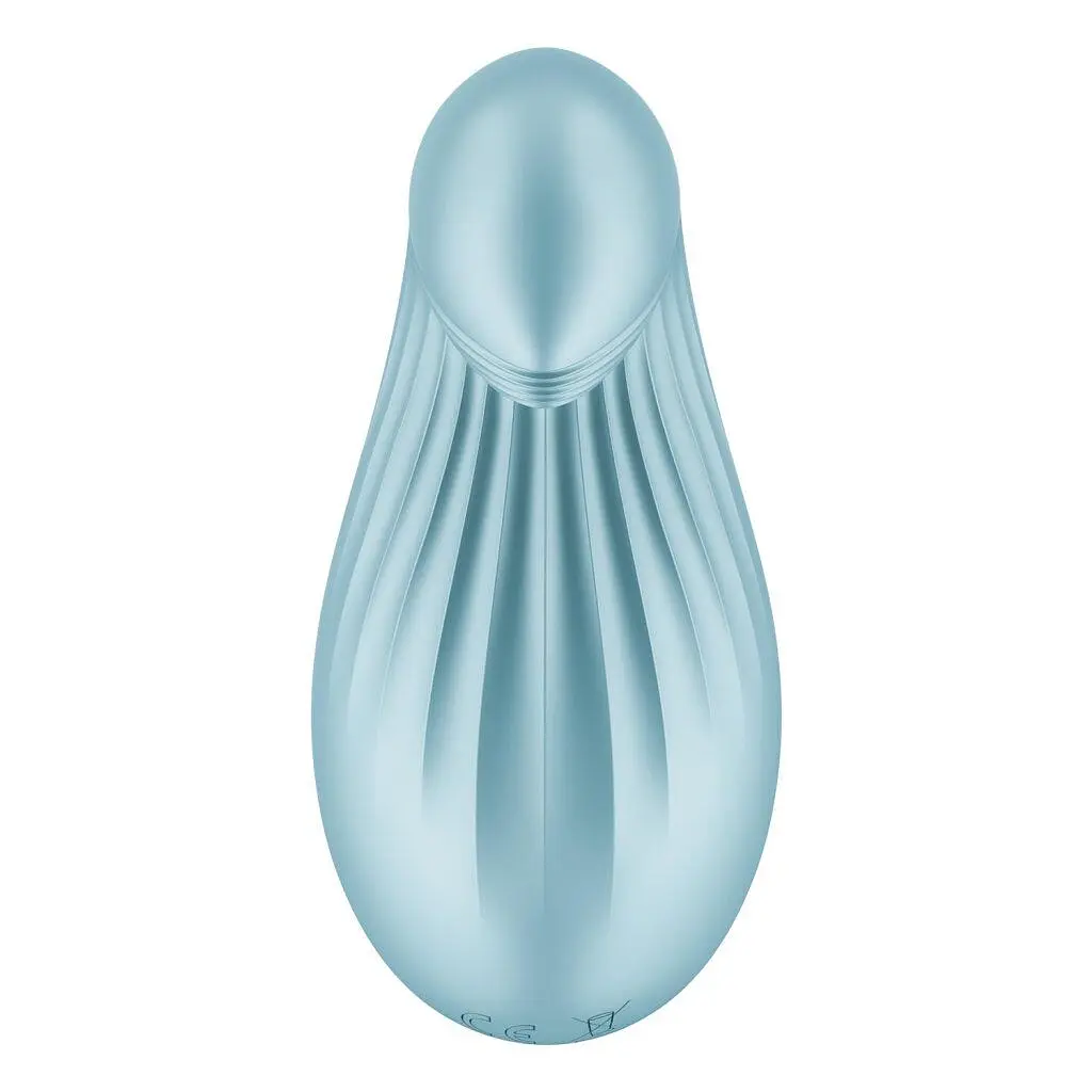 Вібратор Satisfyer Dipping Delight Light Blue, 2 мотори, гнучкий кінчик - фото 5