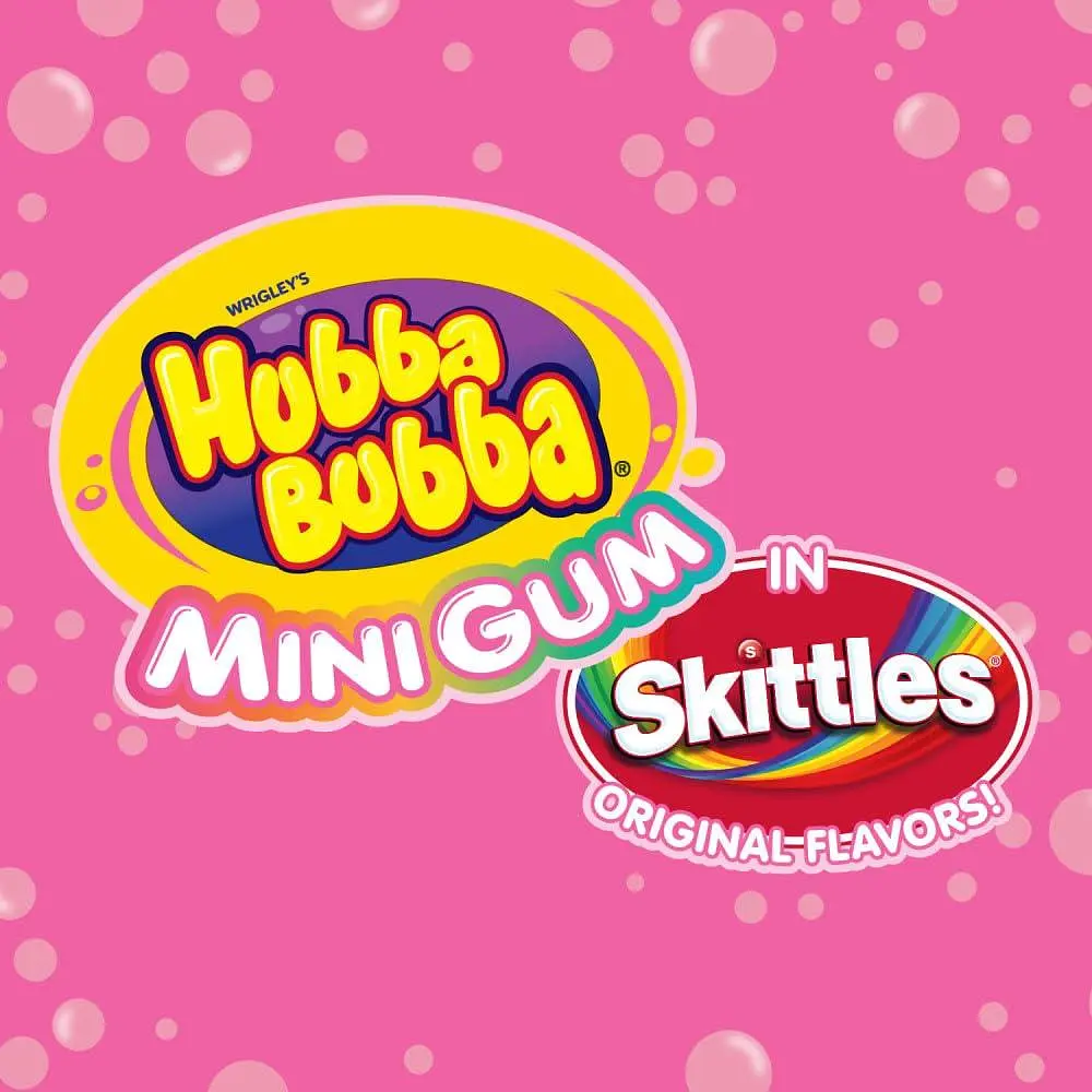 Жувальна гумка Hubba Bubba Skittles Flavored Mini Gum 120 шт 240 г - фото 7
