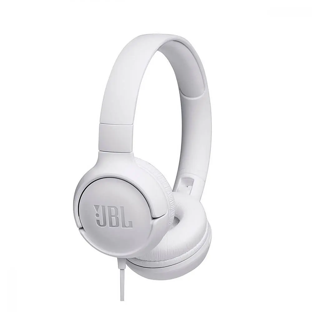 Навушники з мікрофоном JBL T500 White (JBLT500WHT) - фото 4