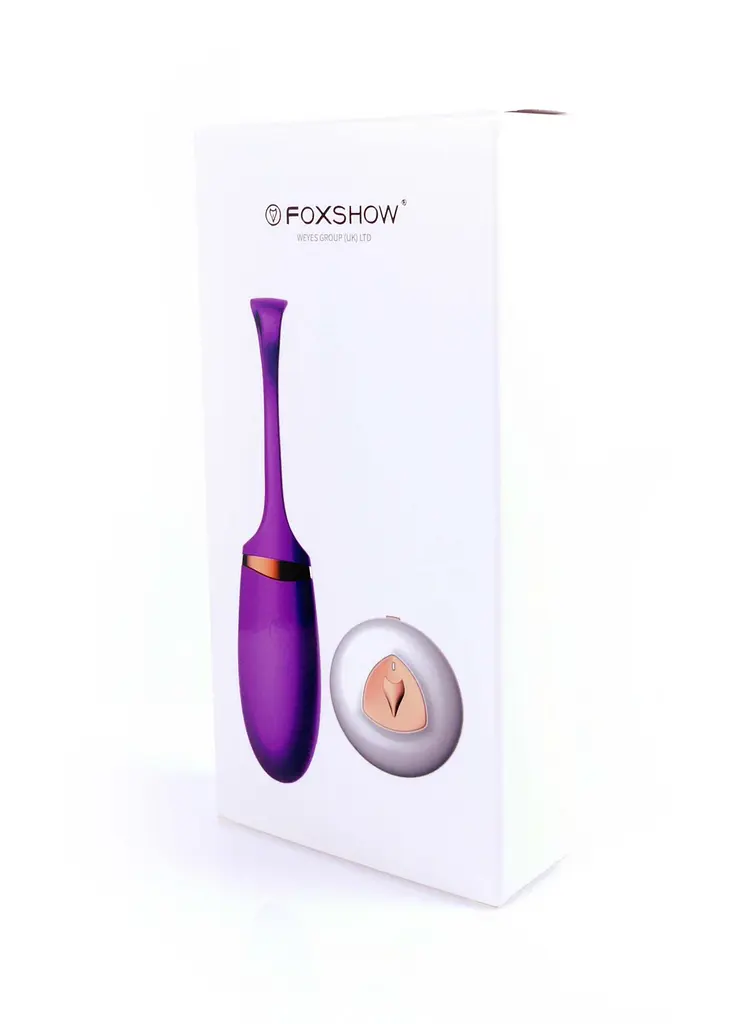 Віброяйце B - Series Fox Love EGG, 14.5 см (фіолетовий) - фото 12