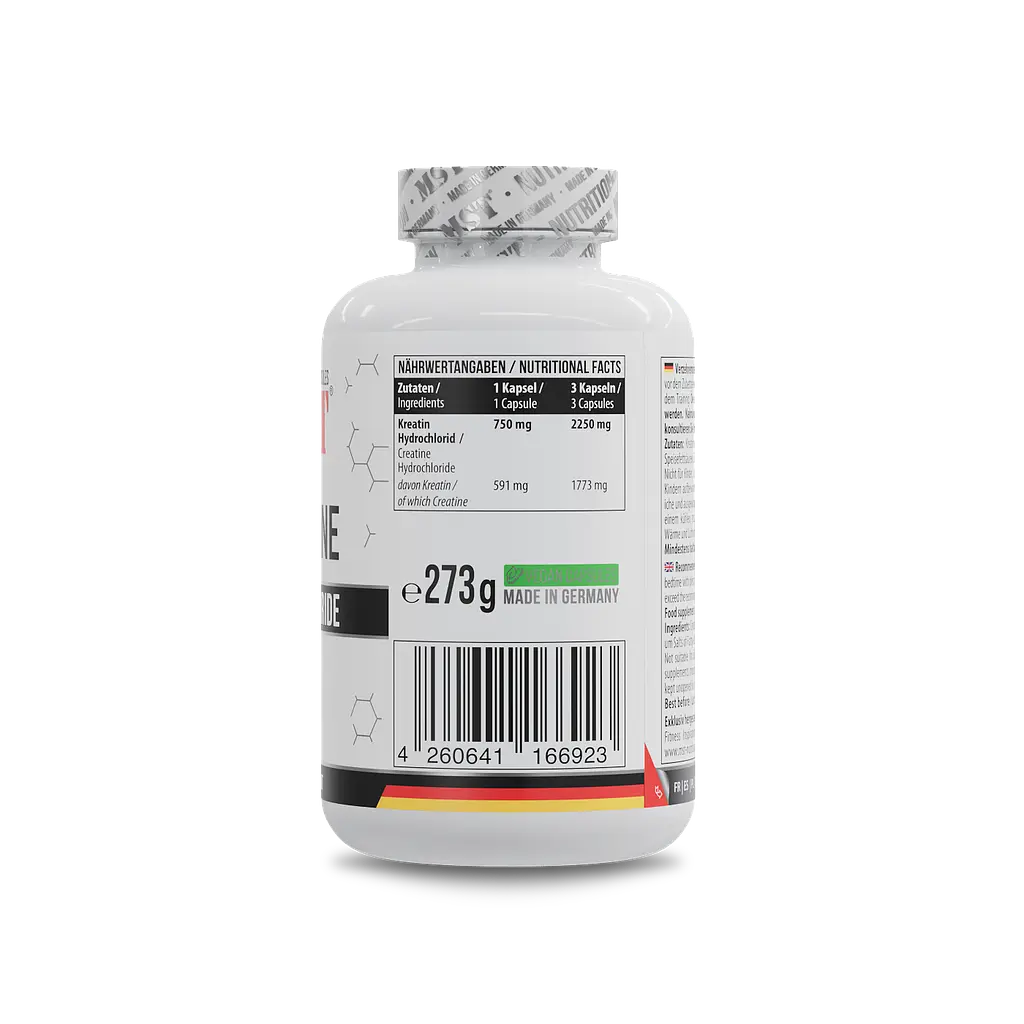 MST® Креатин MST Nutrition Гідрохлорид 750 мг - 300 капсул - фото 2