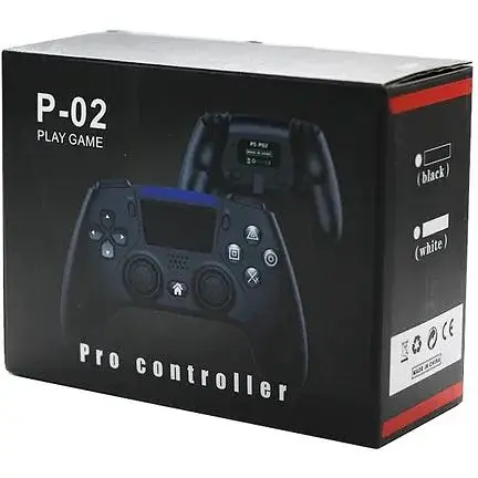 Геймпад бездротовий Data Frog PS-P02 для ПК та PS4 з додатковими задніми кнопками Чорний - фото 3