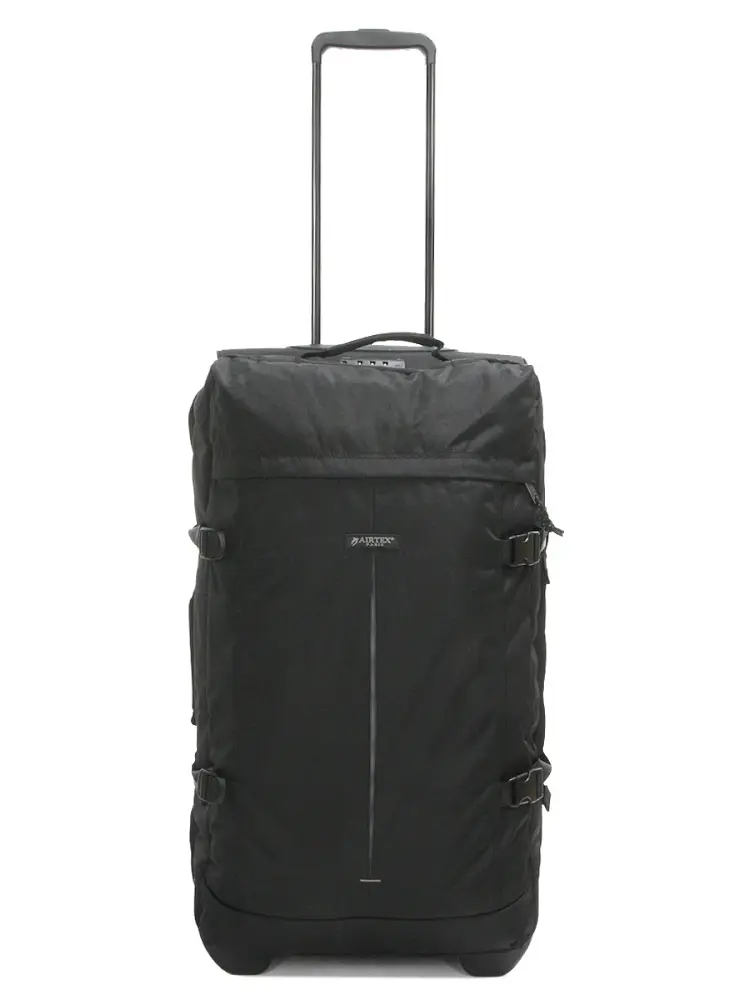 Велика дорожня сумка на колесах Airtex 827 98л L Чорний - фото 5