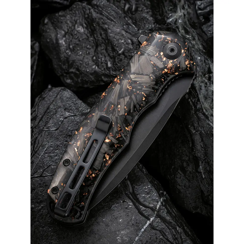 Ніж складаний туристичний Civivi Praxis, (9.5 см) 9Cr18MoV / Carbon Fiber & Resin - фото 14