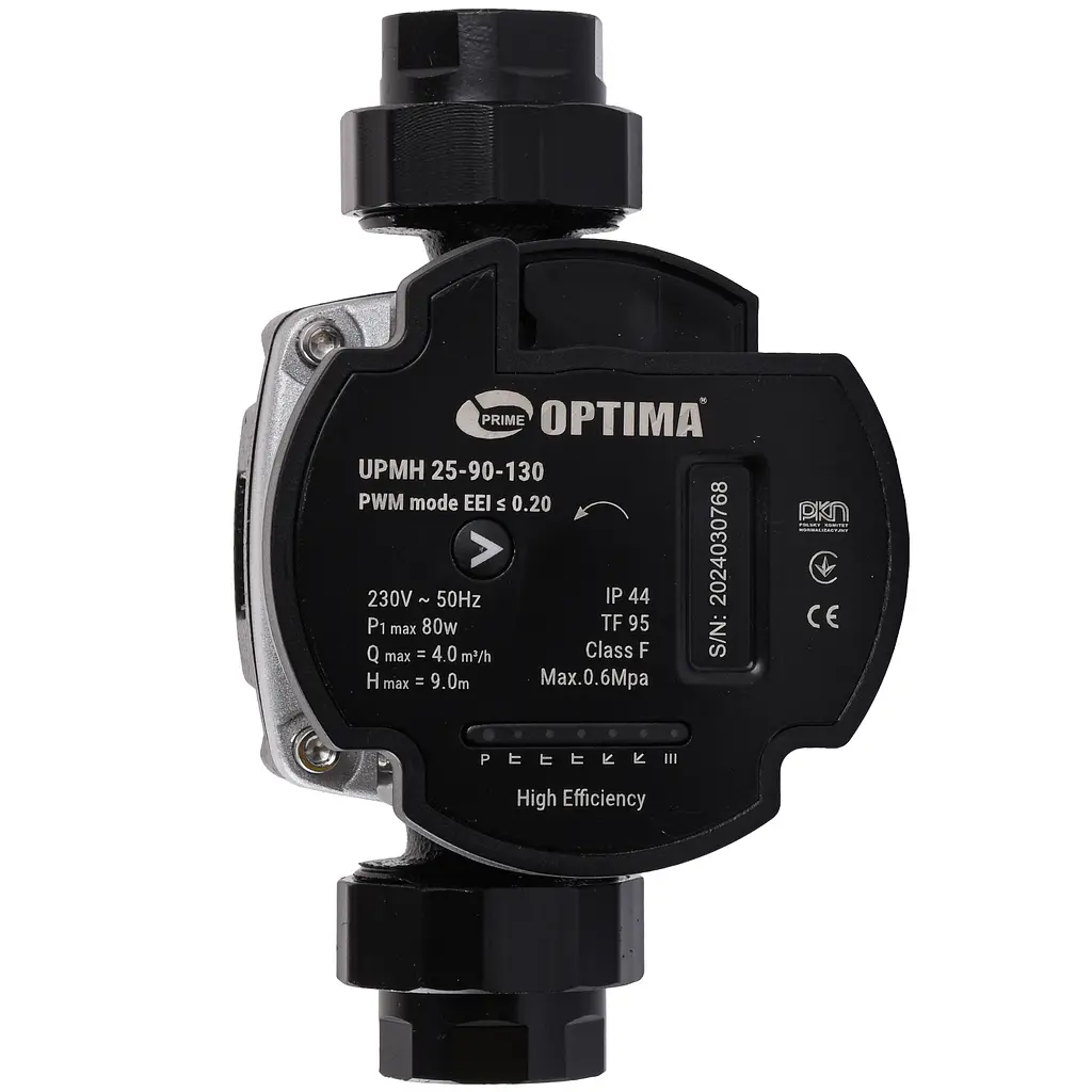 Насос циркуляційний енергоощадний Optima PRIME UPMH 25-90AUTO 130 мм + гайки - фото 2