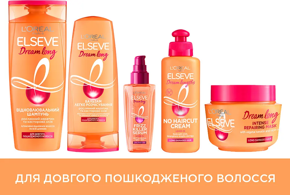 Сироватка L’Oréal Paris Elseve Dream Long Frizz Killer для термозахисту і розгладження довгого неслухняного волосся, 100 мл - фото 4