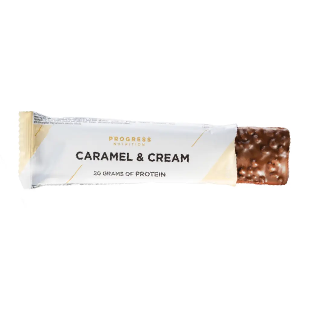 Протеїновий батончик, Protein Bar — 12 × 60 г Caramel Cream