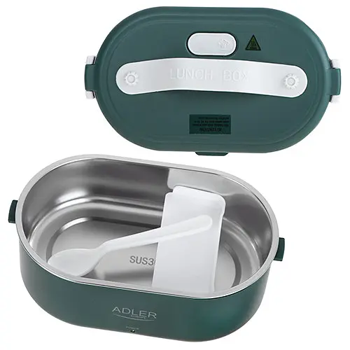 Ланч-бокс з підігрівом Adler AD 4505 green 0,8 л - фото 4