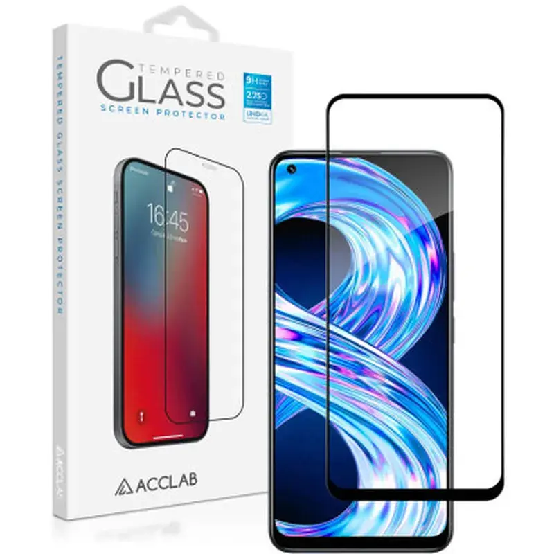Скло захисне ACCLAB Full Glue Realme 8 (1283126523205) - фото 2