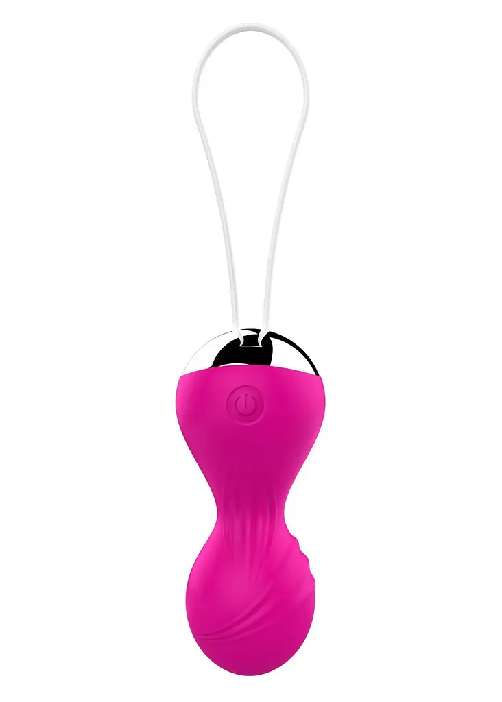 Вагинальные шарики Boss Remote Control Tighten Vibrating Egg 8 см (розовый) - фото 3
