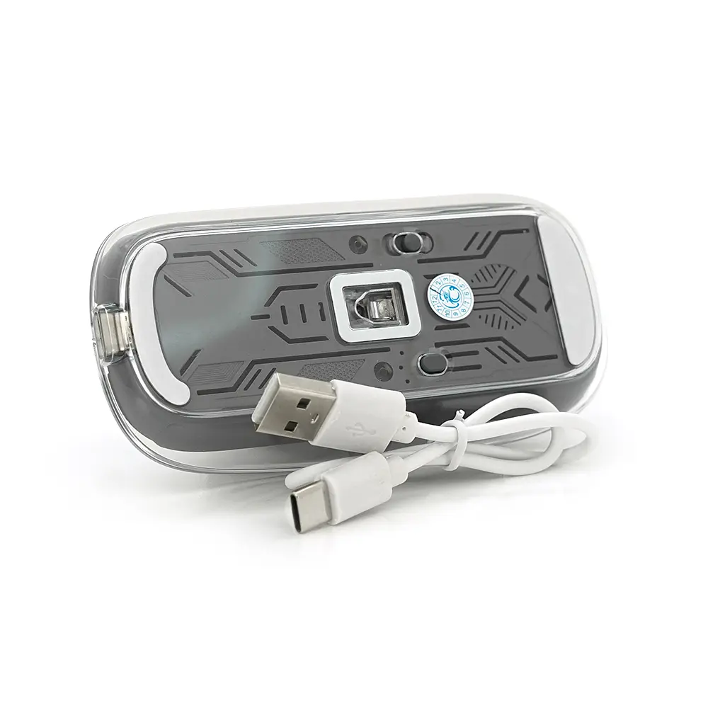 Миша бездротова iMICE T-100, 5 кнопок, 800/1200/1600 DPI, 2.4Ghz, Bluetooth, 10м, Windows XP/Vista/Win7/8/10 Mac OS X, Rechargable, Mixcolor, BOX - фото 2