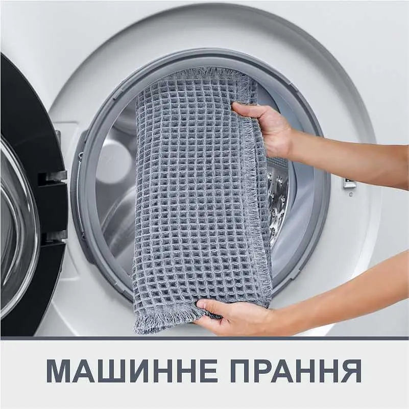 Набір килимків для ванної /туалету вафельний Lovely Svi 2шт: 50 x 80 см Сірий (1237253) - фото 3