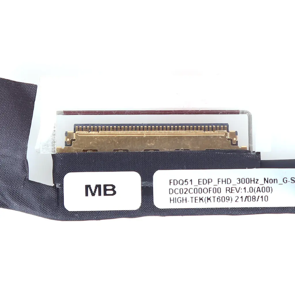 Шлейф матриці для Dell Alienware M15 R3 R4 series, (eDP 40pin 300Hz FHD, 0R37RV, DC02C00OF00) - фото 2