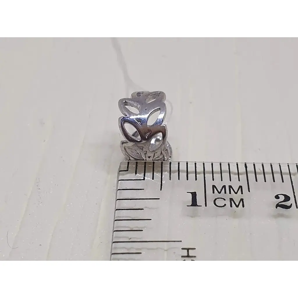 Срібна сережка-кафф Астор на хелікс. 9132459Р - фото 3