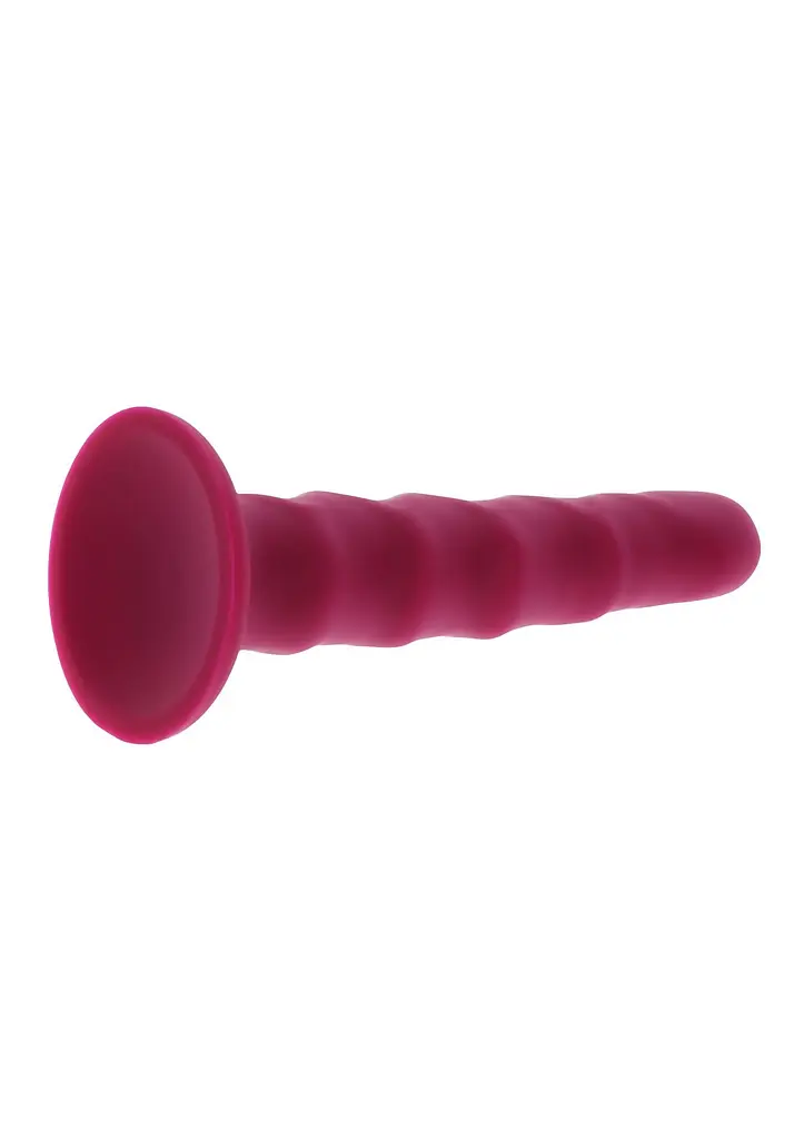 Фаллоимитатор ToyJoy Ribbed Dong 6 Inch 16 см (розовый) - фото 4