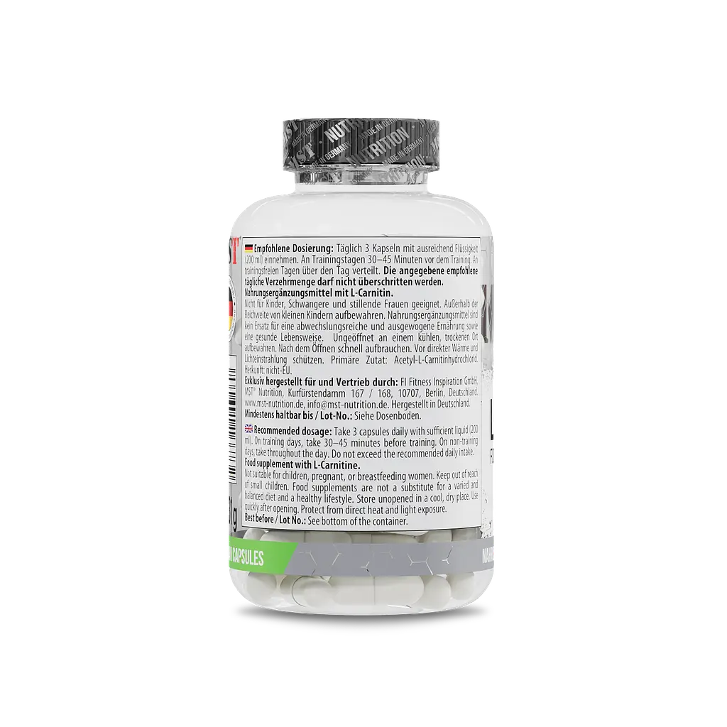 MST Ацетил Л-Карнітин L-Carnitine Acetyl - 180 капсул - фото 3