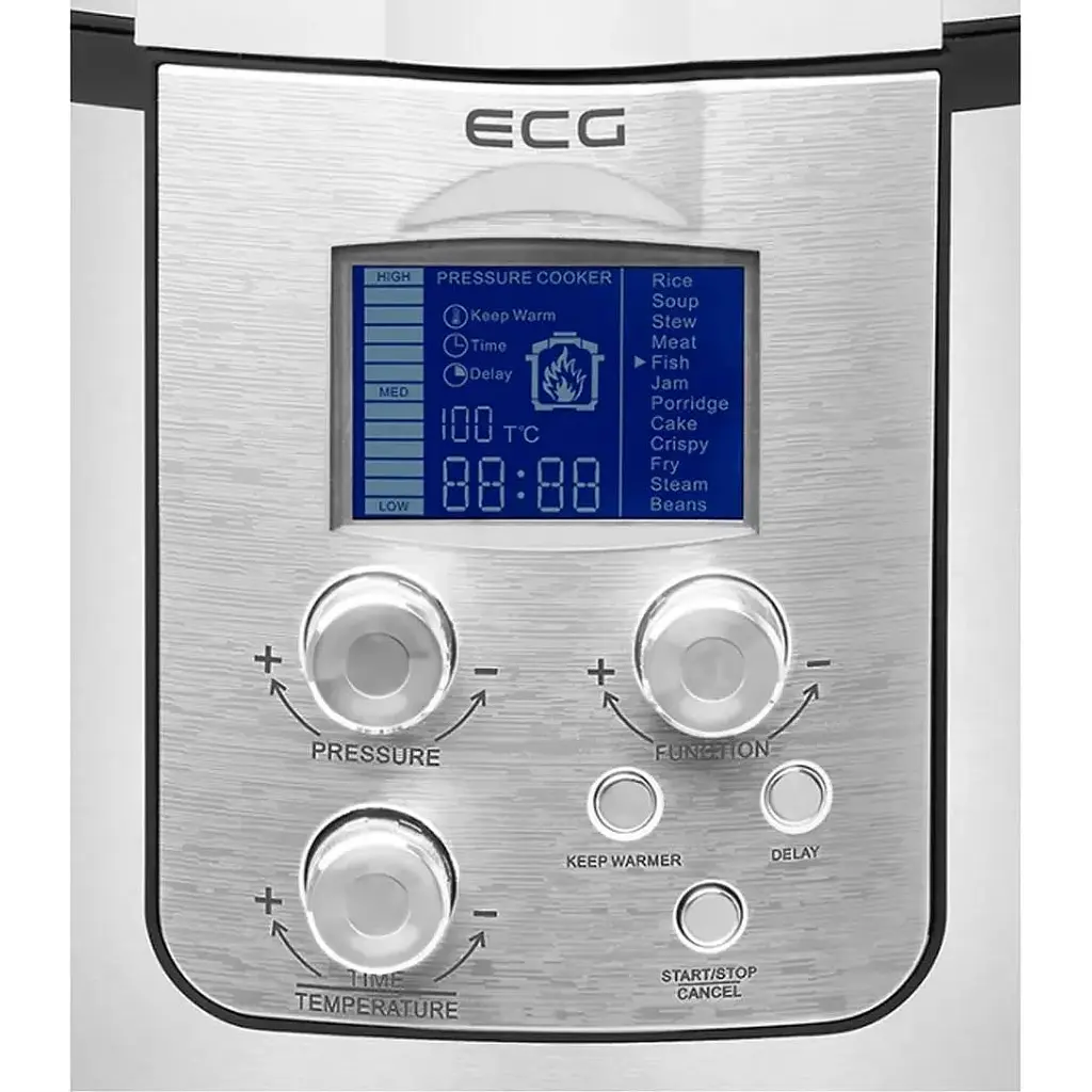 Мультиварка-скороварка ECG MHT 1661 Pressione Nuovo [89406] - фото 4