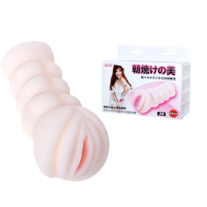 Мастурбатор Baile Man's Masturbator Vagina, 15.5 см (білий) - фото 4
