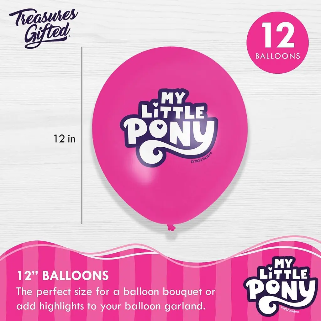 Набір повітряних кульок My Little Pony для вечірки 12 шт - фото 4