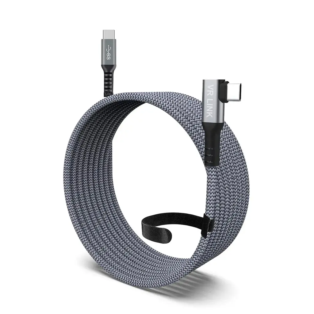 Кабель Oculus Link USB-C 3.2 Type-C Quest 2/3/Pro Pico 4 5 м Сірий (CC-5mGS)