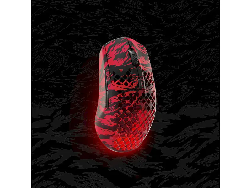 Миша SteelSeries Aerox 3 Wireless Faze Clan Edition Red Black (62609) - фото 5