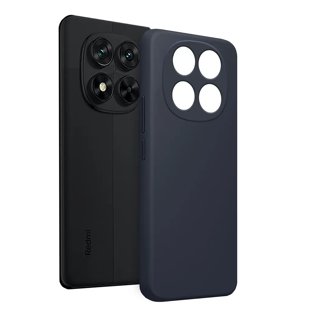 Чохол MAKE Xiaomi Redmi Note 14 Pro 4G Silicone Midnight Black - фото 4