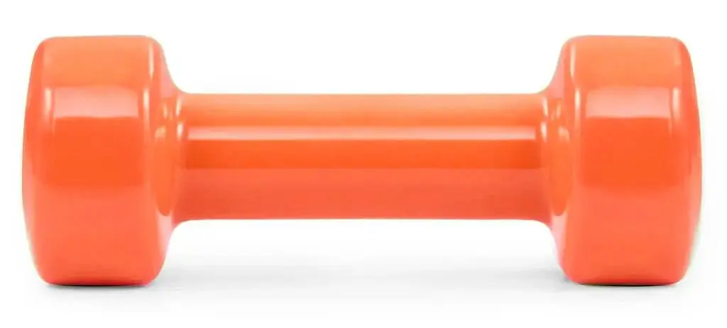 Гантели виниловые PowerPlay 4125 Achilles 2 шт. x 4 кг оранжевые (15270) - фото 3