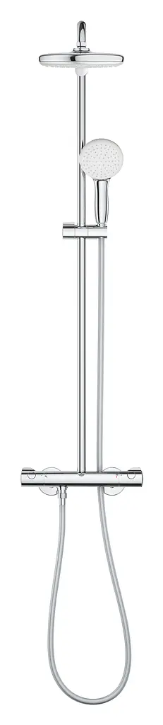 Душова система з термостатом для настінного монтажу Grohe Tempesta System 210 26811001, Хром - фото 3
