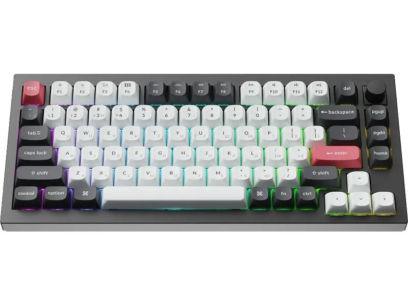 Клавіатура Keychron Q1 HE Gateron Magnetic Switch Black (Q1H-M1-UA) - фото 2