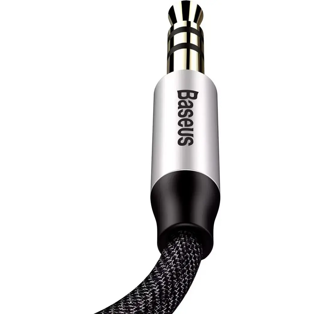 Кабель Baseus Yiven M30 3.5 mm to 3.5 mm 1.5m Black (CAM30-CS1) [136671] - фото 4