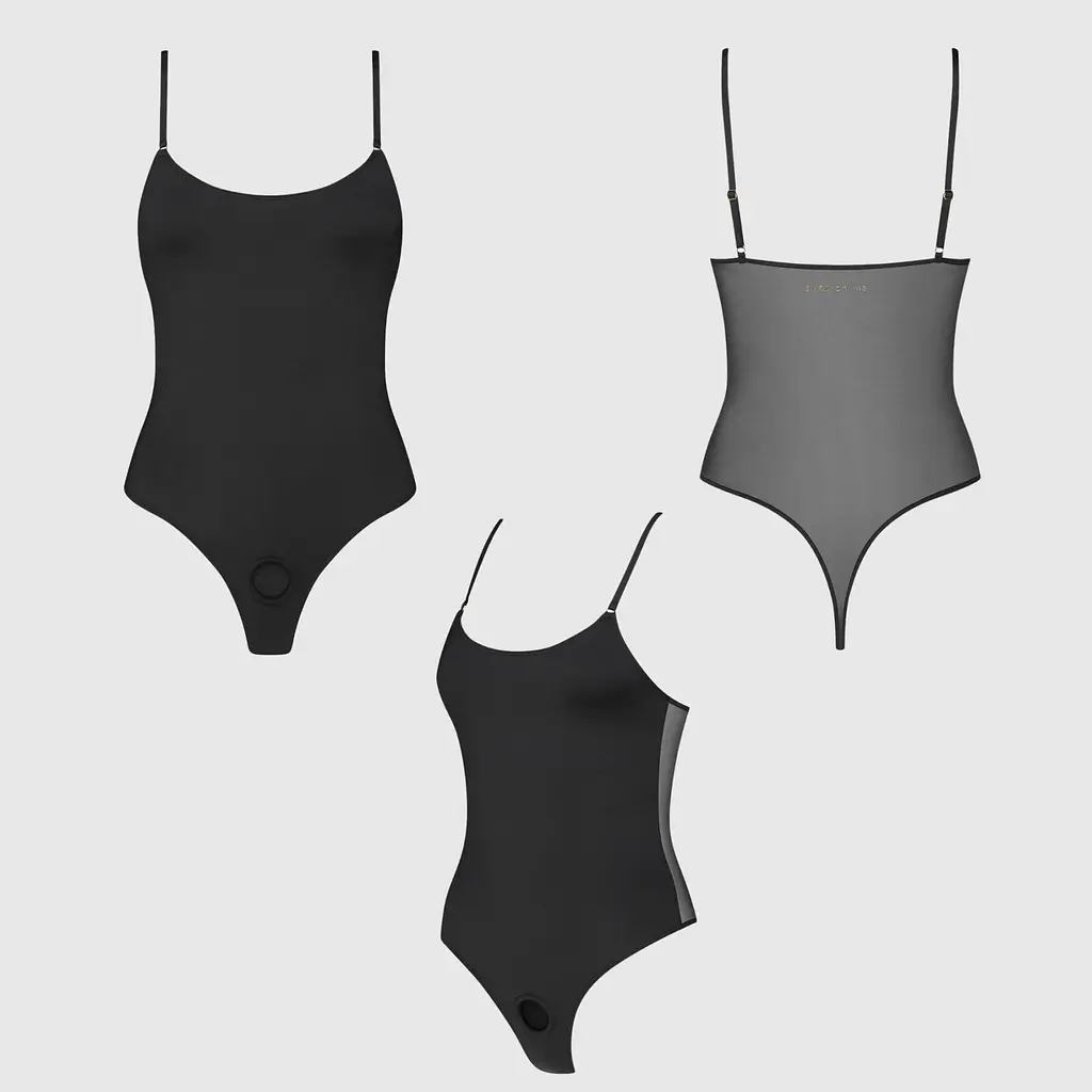Боді з фіксацією ділдо Strap-On-Me Harness Body Signature, M - фото 3