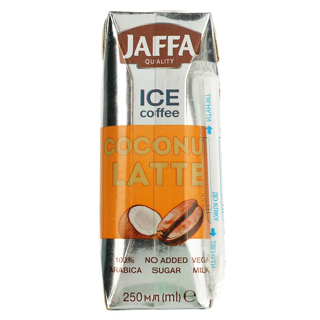 Напій кавовий Jaffa Coconut Latte Ice Coffee з кокосом 0.25 л - фото 4