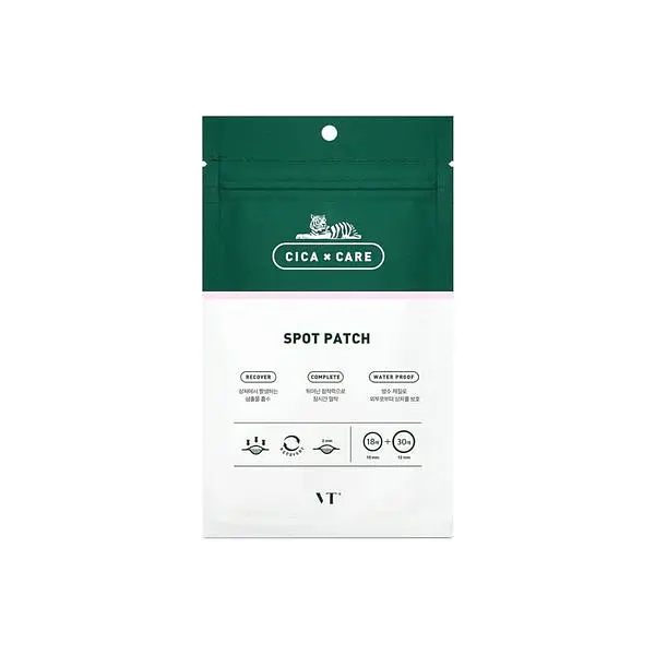 Патчі від прищів 48 шт (10 мм + 12 мм) VT Cosmetics CICA Spot Patch
