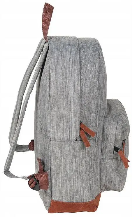 Рюкзак молодіжний легкий Paso 18L Сірий - фото 4