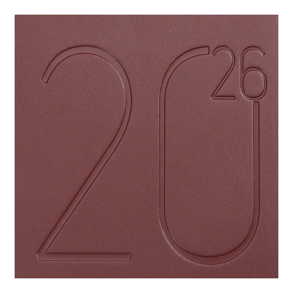 Ежедневник датированный Buromax Dark Morandi 2026 A5 искусственная кожа темно-красный (BM.21157-13) - фото 4