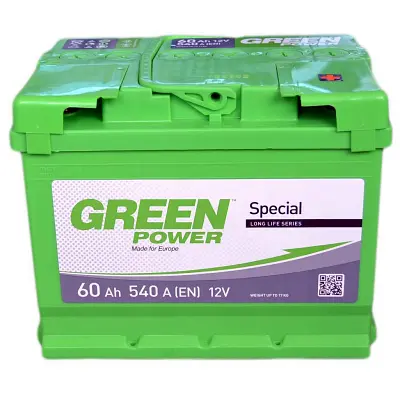 Акумулятор автомобільний GREEN POWER 60Аh (000022358) - фото 2