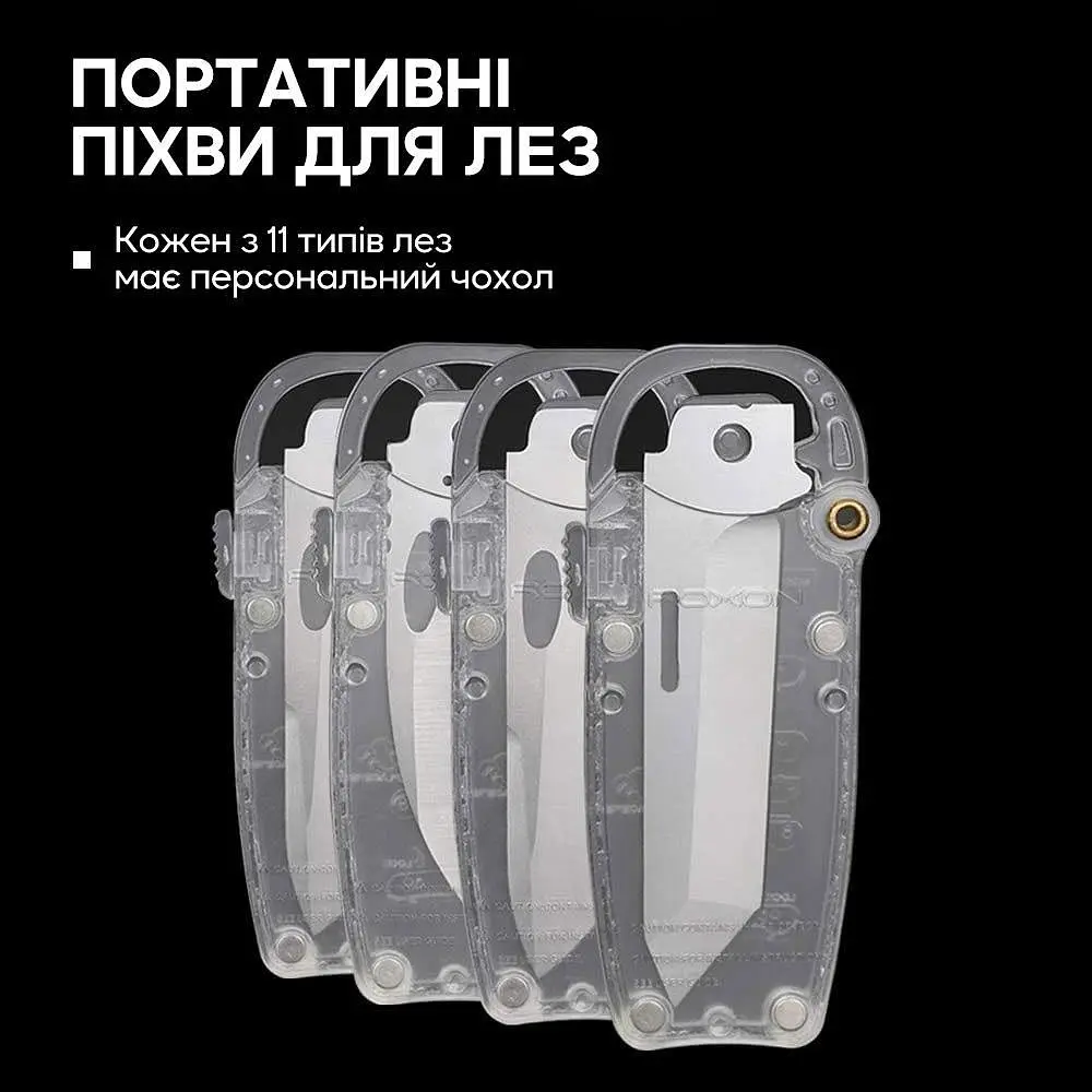 Набір змінних клинків Roxon (BA14; BA15; BA17) 3in1 - фото 5