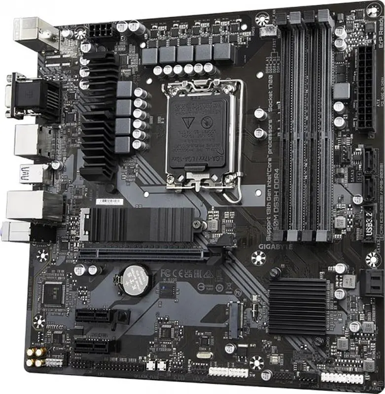Материнська плата Gigabyte B760M DS3H DDR4 Socket 1700 - фото 3