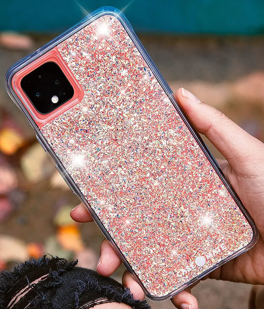 Чохол протиударний з блискітками Case-Mate Twinkle CM039308-08 Google Pixel 4 XL (6.3") Stardust (Зоряний пил) - фото 2