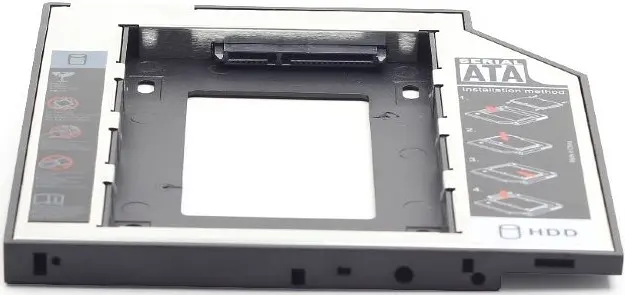 Адаптер Gembird для HDD/SSD 2.5" у відсік CD-ROM приводу ноутбука 12.7мм (MF-95-02) - фото 3